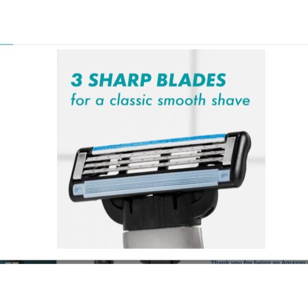 Gillette Mach3 Razor for Men, 1 Razor Handle + 2 Blade Refills - Picture 5 of 10